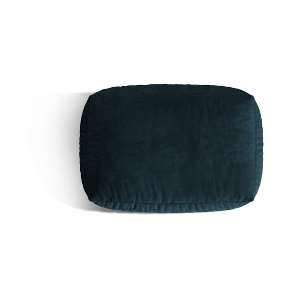 Taburet modular albastru închis cu tapițerie din catifea Martina – Micadoni -image-2