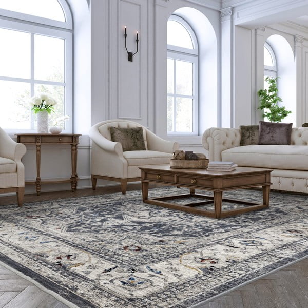 Covor gri antracit 200x290 cm Sovereign – Asiatic Carpets-image-2