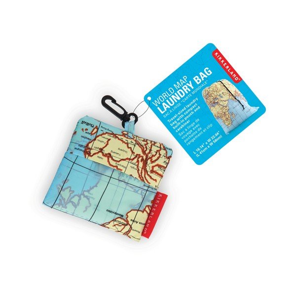 Sac de voiaj pentru rufe Kikkerland Maps-image-2