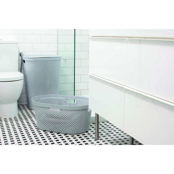 Coș de rufe Curver Infinity, 40 l, gri-image-3