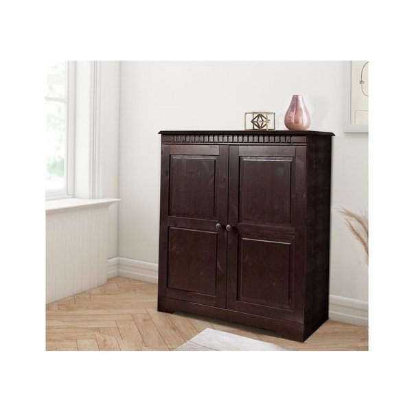 Dulap maro din lemn de pin 100x35 cm Cubrix – Støraa-image-2