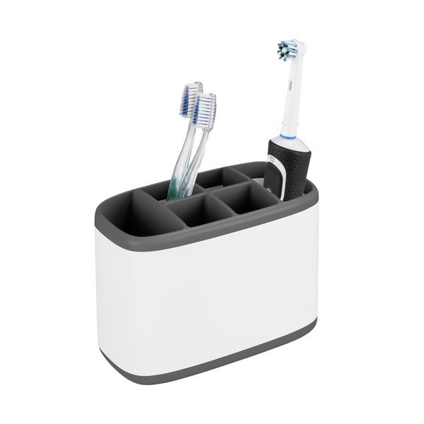 Organizator alb de baie din plastic pentru cosmetice - Wenko-image-1