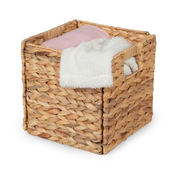 Coș de depozitare din zambilă de apă 24x24x24 cm – Compactor-image-2