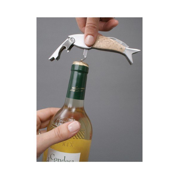 Desfăcător sticle vin Kikkerland Fish-image-1