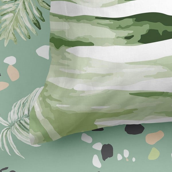 Cearceaf din bumbac Happy Friday Basic Delicate, 180 x 200 cm-image-2