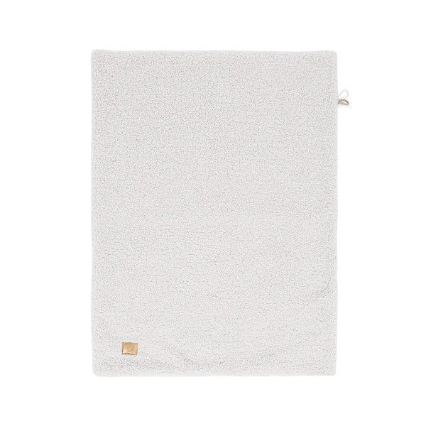 Pătură pentru copii albă din sherpa 100x77 cm – Meowbaby