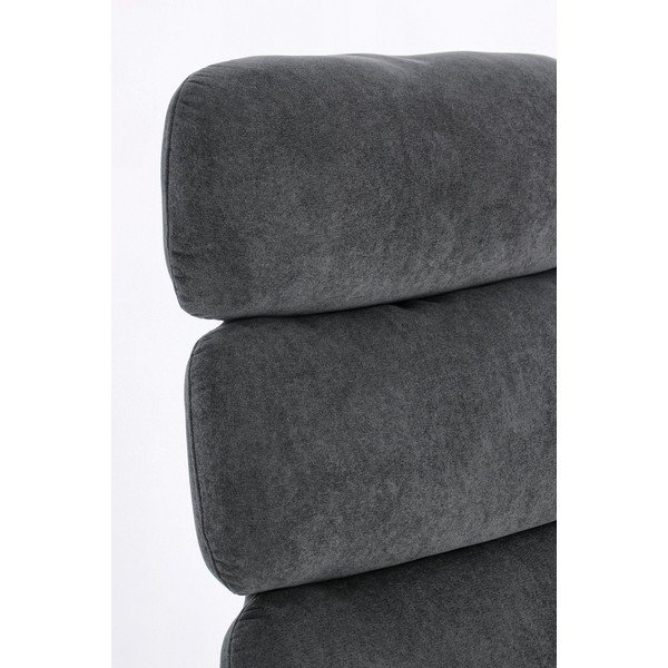 Fotoliu negru pivotant Violante – Bizzotto-image-1