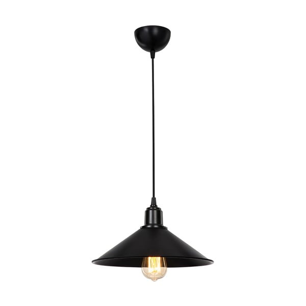 Plafonieră neagră din metal ø 30 cm – Squid Lighting
