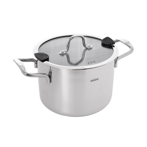 Oală cu capac din oțel inoxidabil 4,6 l Venice – Orion