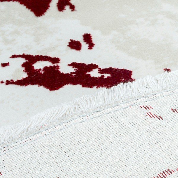 Covor Extravagante Rojo, ⌀ 150 cm-image-1