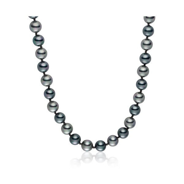 Colier din perle Pearls Of London Mystic Silver, 42 cm