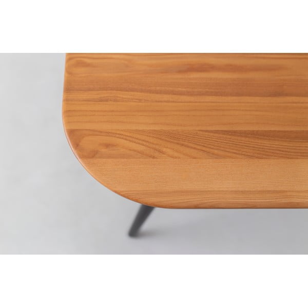 Masă dining din lemn de frasin Ragaba Contrast, 180 x 90 cm-image-4