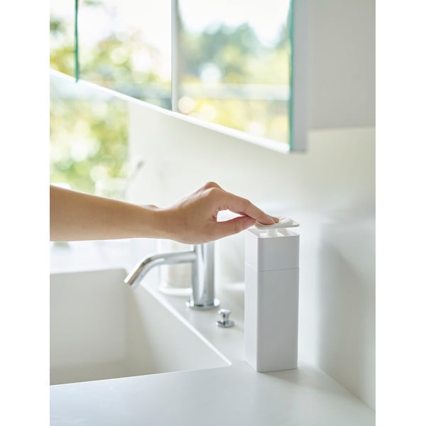 Dozator / dispenser de săpun Yamazaki Tower, 250 ml, alb-image-1