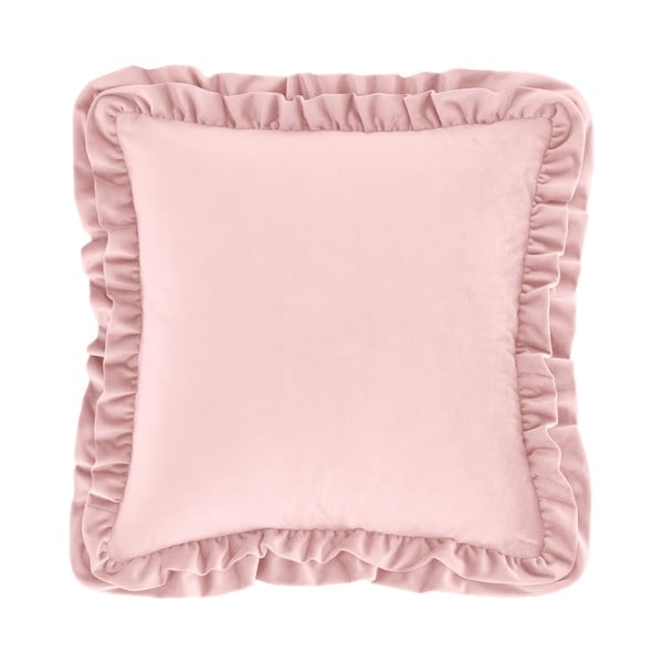 Pernă decorativă din catifea 43x43 cm Velvet Double Frill – Catherine Lansfield