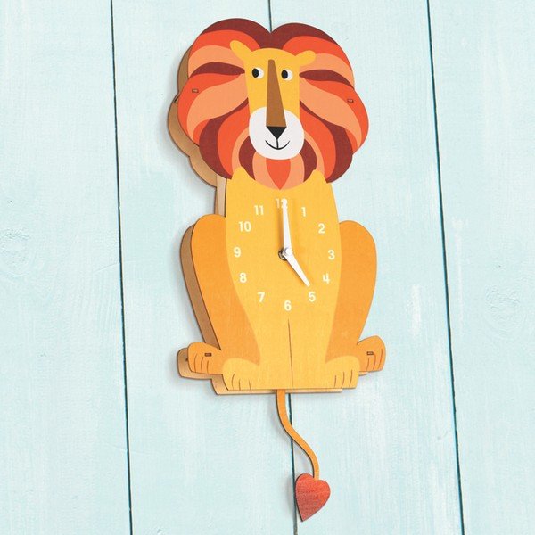 Ceas din lemn Rex London Charlie The Lion-image-1