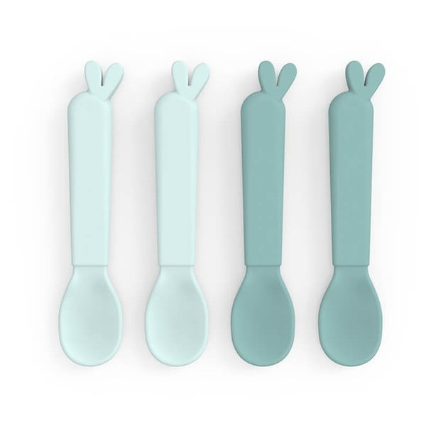 Tacâmuri de plastic albastru pentru copii 4 buc. Lalee - Done by Deer-image-1