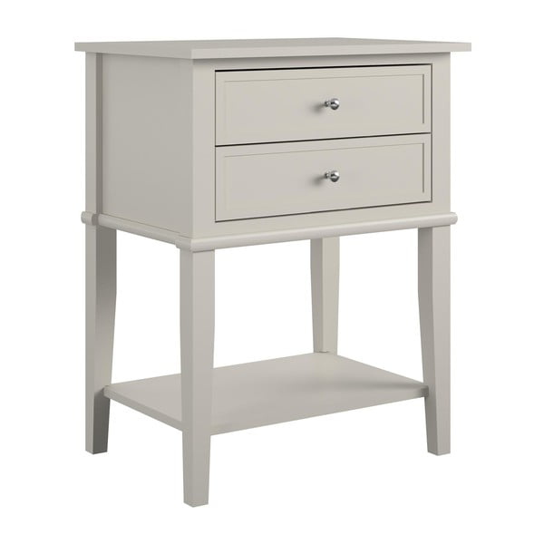 Noptieră gri deschis Franklin – Støraa