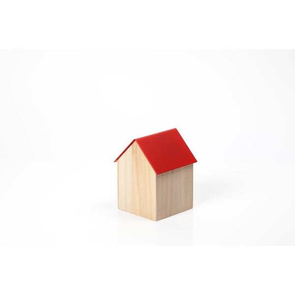 Cutie stocare House Small, roșu