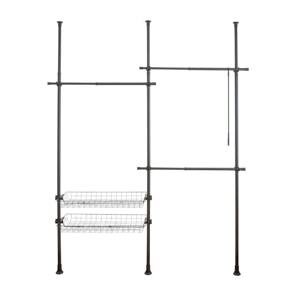 Suport pentru haine negru telescopic din metal Herkules – Wenko-image-4