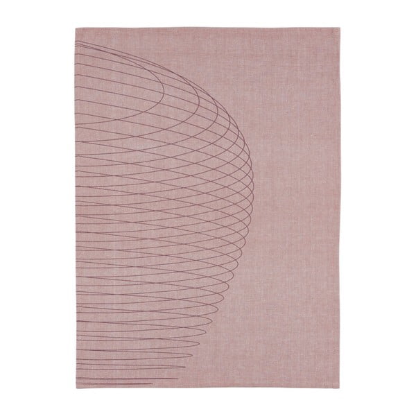 Prosop de bucătărie Zone Circles, 70 x 50 cm, roz