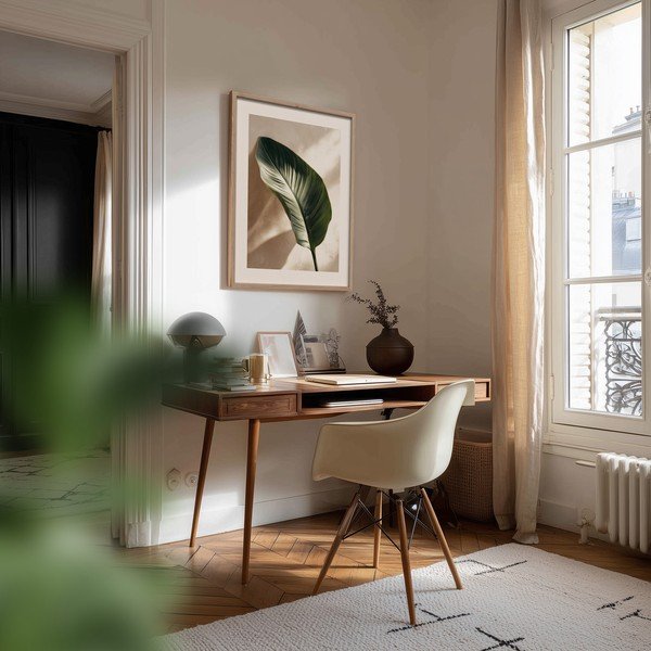 Tablou cu ramă imprimat 50x70 cm Strelizia Leaf – Styler-image-2