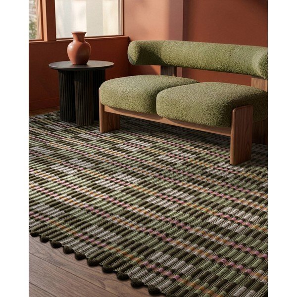 Covor kaki țesut manual 160x230 cm – Asiatic Carpets-image-1