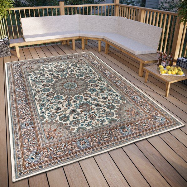 Covor de exterior maro deschis 80x165 cm Kadi – Hanse Home-image-1