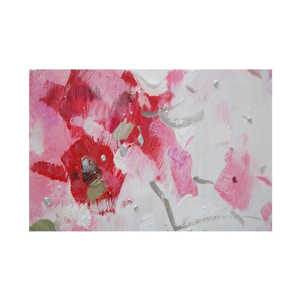 Tablou pictat manual din 3 piese Mauro Ferretti Peach, 180 x 60 cm-image-2
