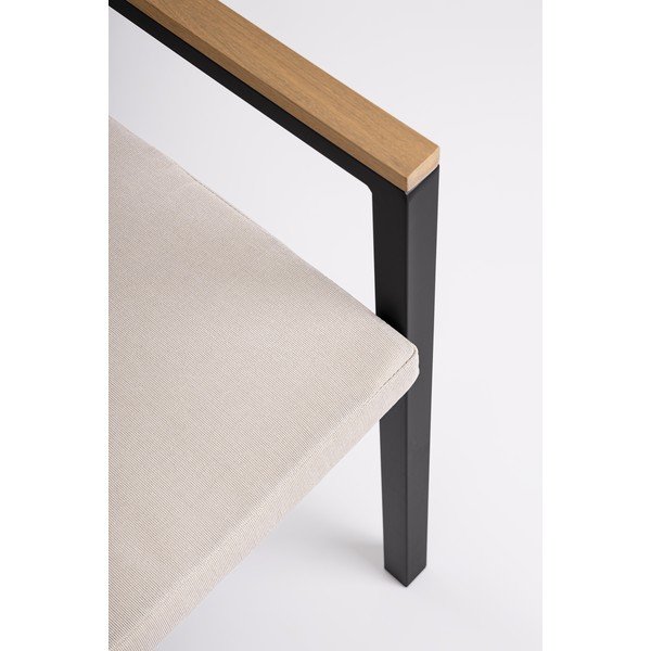 Scaun de grădină gri antracit din metal Henna – Bizzotto-image-4