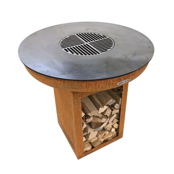 Vatră / grătar pe lemne de exterior Remundi Carus M, ø 82 cm, maro-image-2