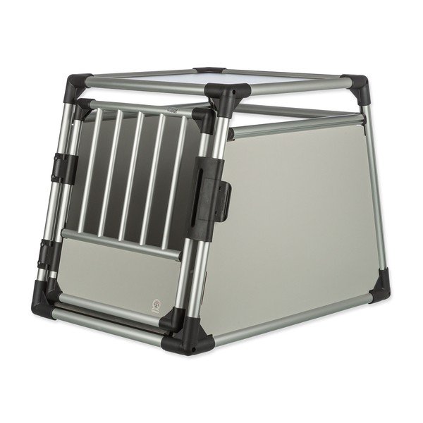 Cușcă / geantă pentru transport animale de companie argintie 65x63 cm Trixie M-L – Plaček Pet Products