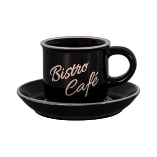 Ceașcă neagră pentru espresso din gresie Bistro Café – Antic Line