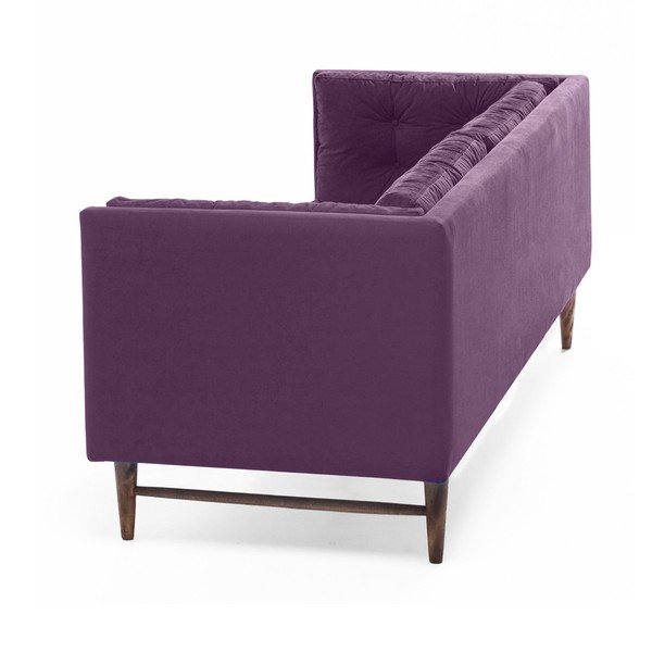 Canapea cu 3 locuri Balcab Home Eva, violet-image-2