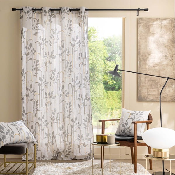 Draperie gri 140x240 cm Roseris – douceur d'intérieur-image-3