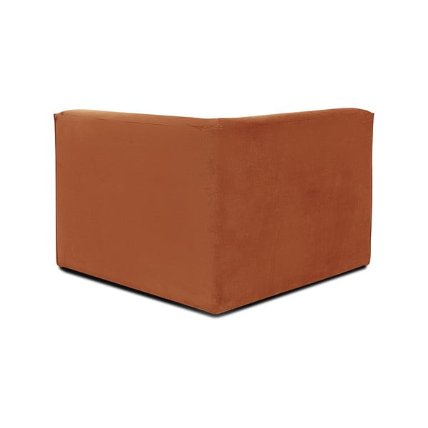 Modul pentru canapea portocaliu   din catifea reiată Sting - Scandic-image-3