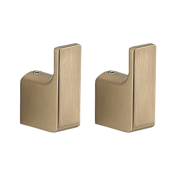 Cârlige aurii 2 buc. de montat pe perete din metal Gedy Pirenei – Sapho