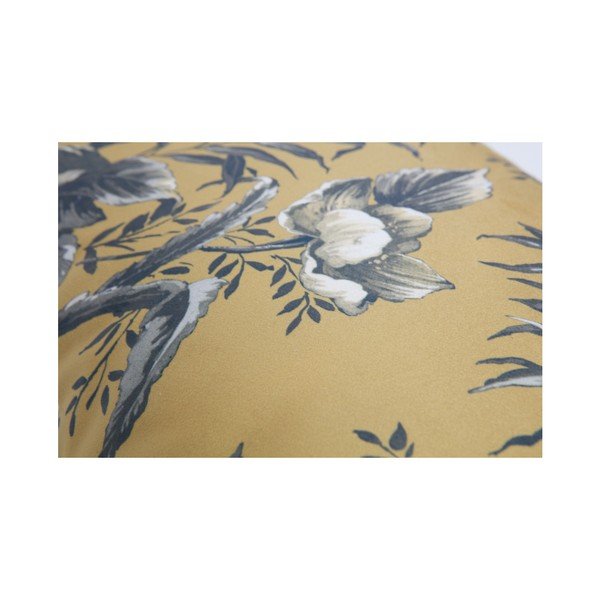 Pernă cu motive florale BePureHome Vogue, 40 x 60 cm, maro muștar-image-1
