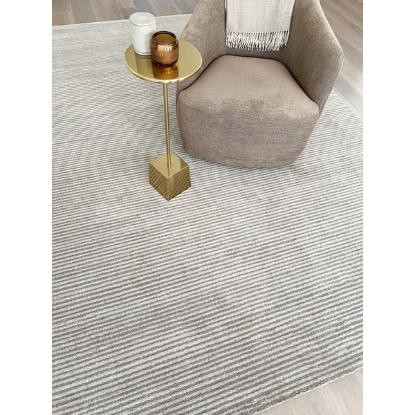 Covor crem din lână 120x180 cm Calisia M Ribs – Agnella-image-1