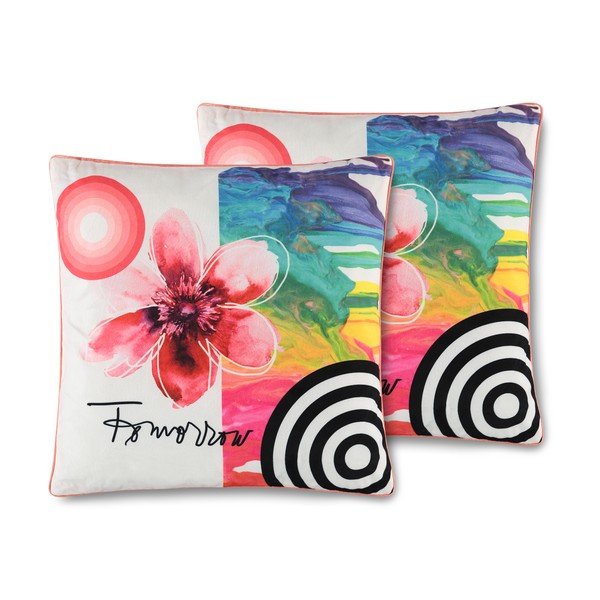 Pernă cu 2 fețe HIP Tomorrow, 48 x 48 cm, multicolor-image-1