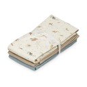 Pelinci pentru copii, galben-deschis 3 buc. din bumbac organic 70x70 cm Sea Garden – Cam Cam Copenhagen