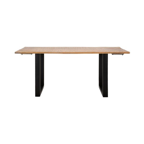 Masă de dining extensibilă cu blat din lemn de mango cu blat suplimentar 90x180 cm Edge – Mauro Ferretti