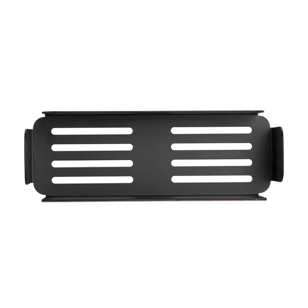 Raft pentru baie negru mat autoadeziv din metal Bivio – Wenko-image-2