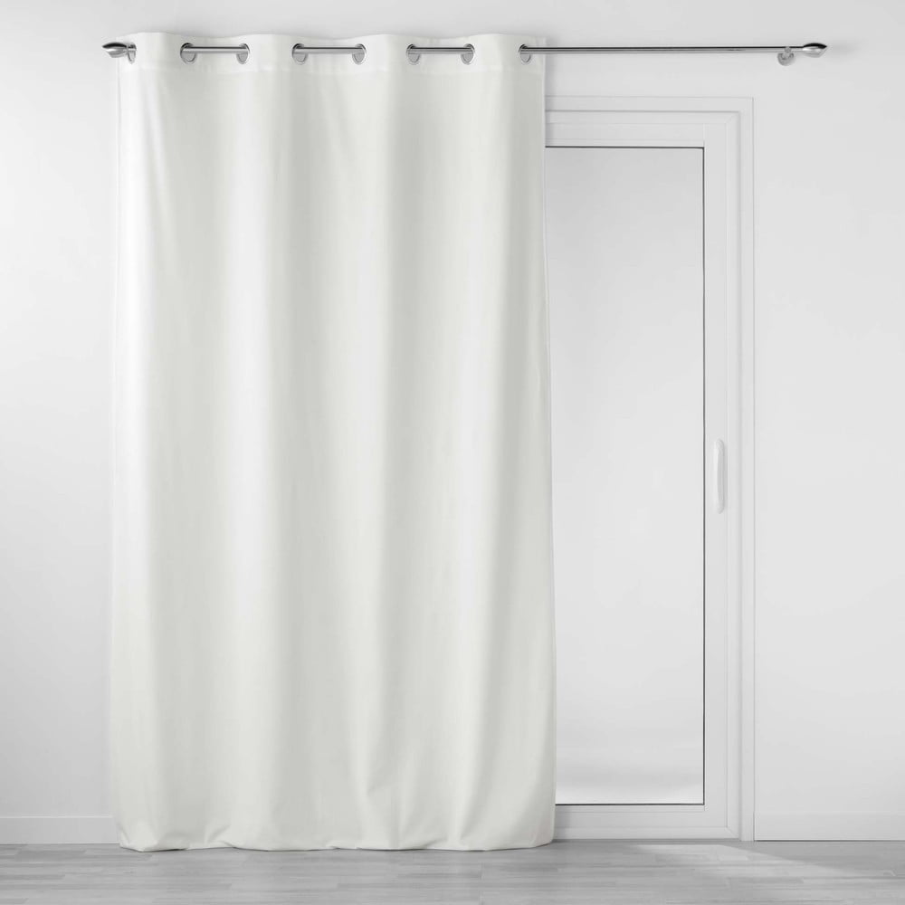 Draperie albă din catifea 140x260 cm Velouriane – douceur d'intérieur