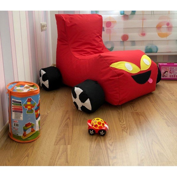 Beanbag de grădină pentru copii cu taburet Blc Araba – Floriane Garden-image-1