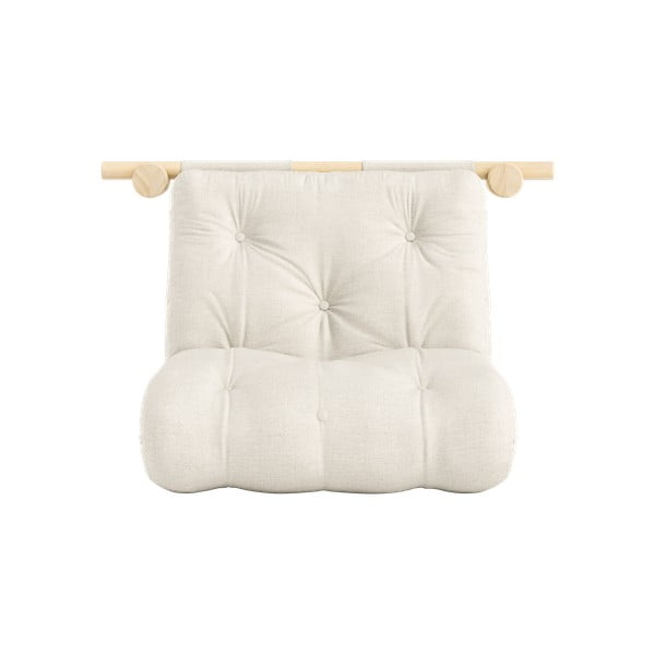 Fotoliu în culoare naturală cu tapițerie din in Hooked – Karup Design-image-3