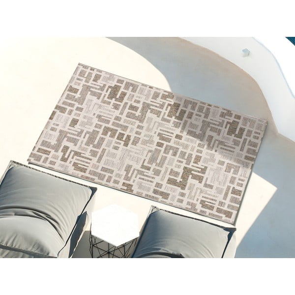 Covor de exterior bej 77x150 cm Emma – Universal-image-1