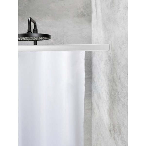 Bară pentru perdea de duș argintiu-lucios Era – Wenko-image-2