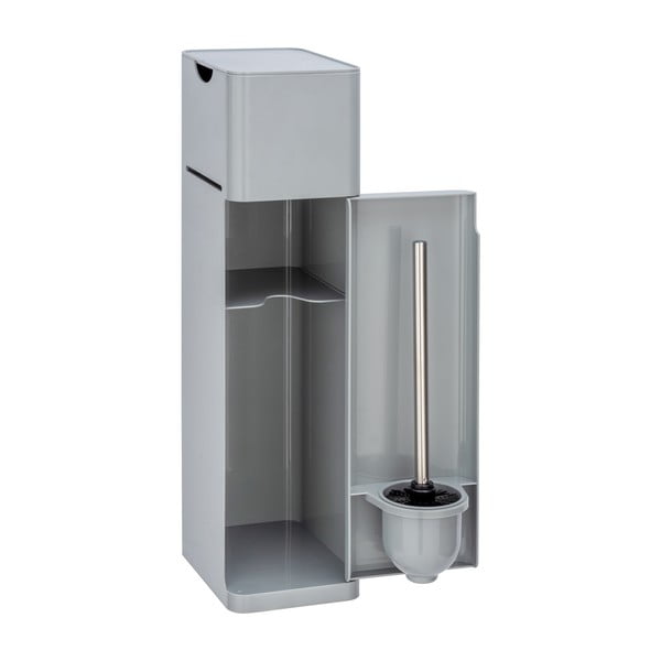 Suport pentru hârtie igienică gri din plastic Imon – Wenko-image-2