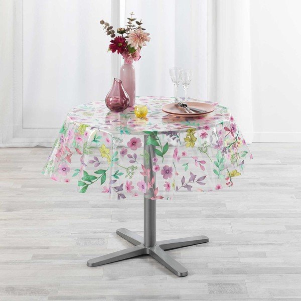 Față de masă lavabilă ø 140 cm Freshy – douceur d'intérieur-image-1