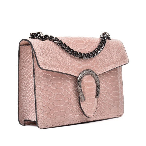 Poșetă din piele Renata Corsi Fiona, roz-image-2